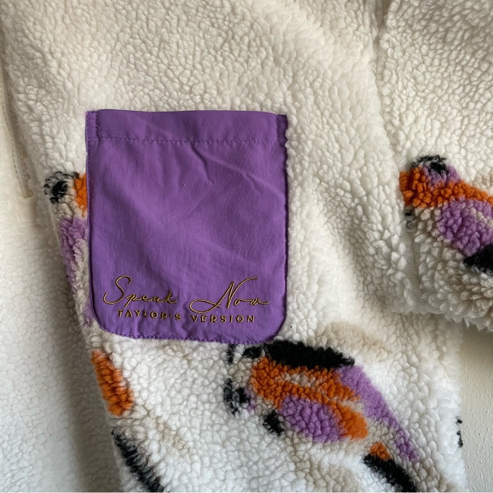 Taylor Swift Koi Fish Quarter Zip Fleece Sherpa Pullover‎ - Picture 5 of 7